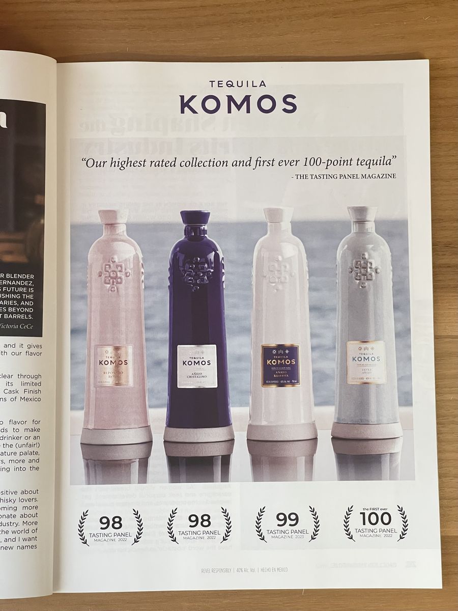 Komos print advertisement
