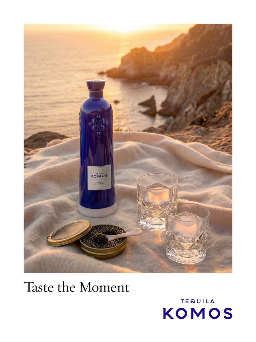 Komos paid social post, Taste the Moment