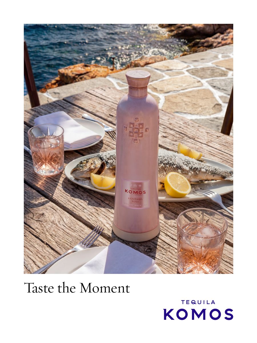 Komos paid social post, Taste the Moment